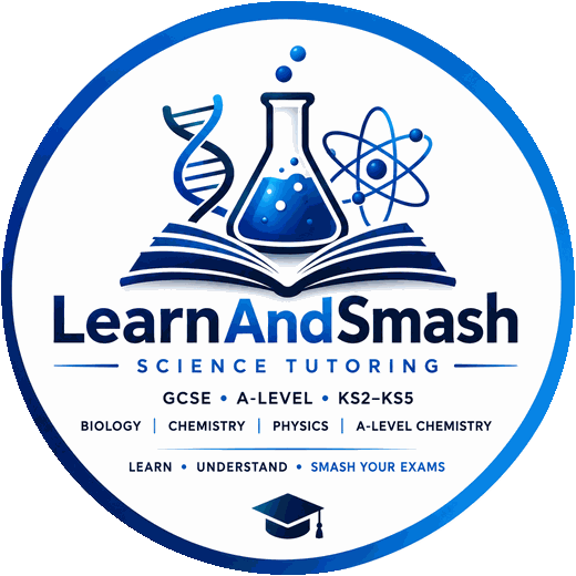 Learn & Smash — science tutoring: GCSE and A-Level Biology, Chemistry and Physics